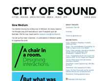 Tablet Screenshot of cityofsound.com